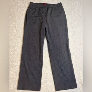 Womens 212 Collection  Natural Fit Gray Pants Size 12P